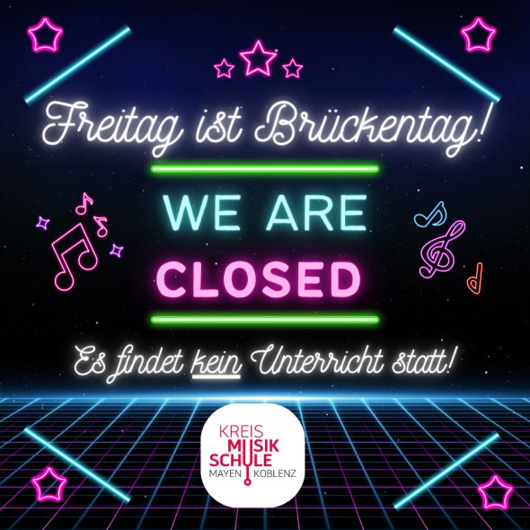 Kopie von Blue Sorry we are Closed Instagram Post - 1
